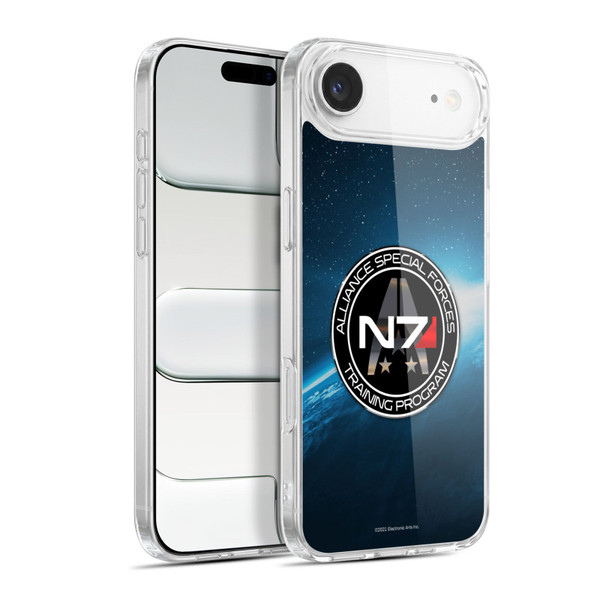 EA Bioware Mass Effect 3 Badges And Logos N7 Training Program Soft Gel Case for Apple iPhone 17 Air