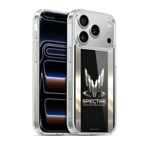 EA Bioware Mass Effect 3 Badges And Logos Spectre Soft Gel Case for Apple iPhone 17 Pro