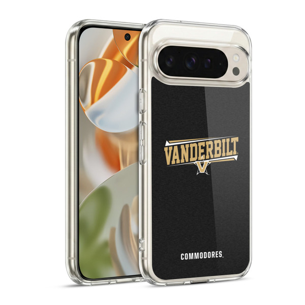Vanderbilt University Vandy Vanderbilt University Double Bar Soft Gel Case for Google Pixel 9 / Pixel 9 Pro