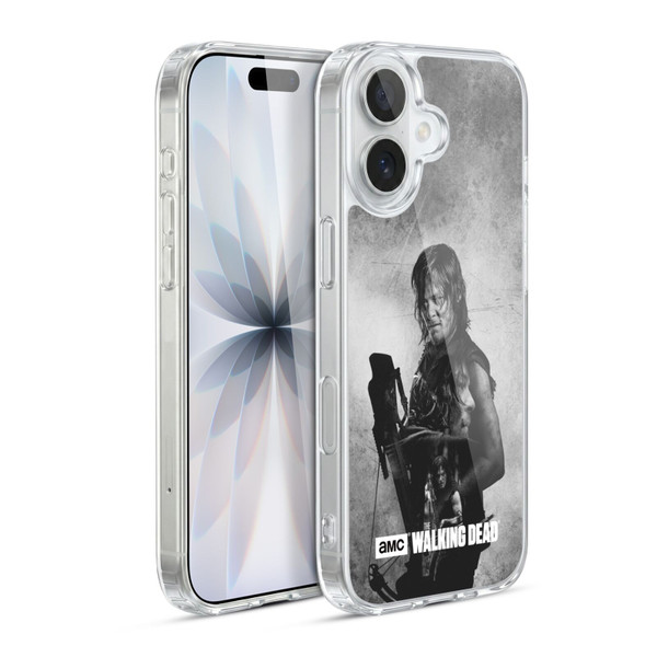 AMC The Walking Dead Double Exposure Daryl Soft Gel Case for Apple iPhone 17