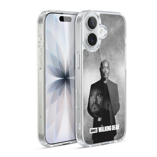 AMC The Walking Dead Double Exposure Gabriel Soft Gel Case for Apple iPhone 17