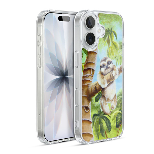 Lisa Sparling Creatures Cutest Sloth Soft Gel Case for Apple iPhone 17