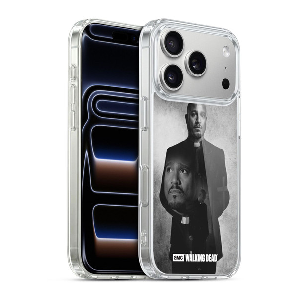 AMC The Walking Dead Double Exposure Gabriel Soft Gel Case for Apple iPhone 17 Pro