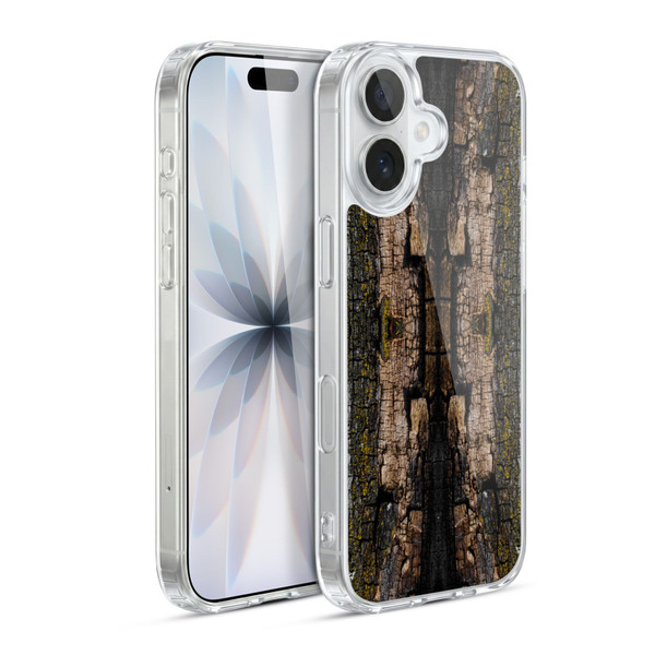 PLdesign Wood And Rust Prints Brown Bark Soft Gel Case for Apple iPhone 17