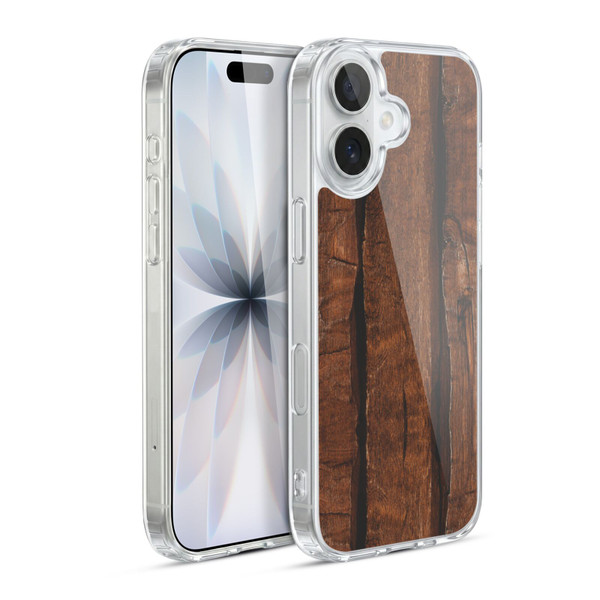 PLdesign Wood And Rust Prints Rustic Brown Old Wood Soft Gel Case for Apple iPhone 17