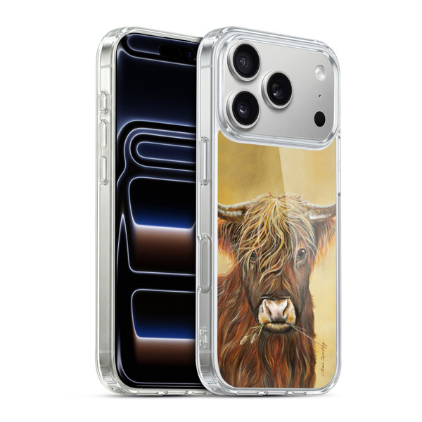 Lisa Sparling Creatures Highland Cow Fireball Soft Gel Case for Apple iPhone 17 Pro