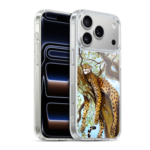 Lisa Sparling Creatures Leopard Soft Gel Case for Apple iPhone 17 Pro