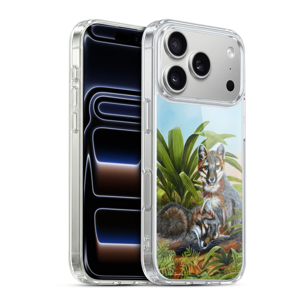 Lisa Sparling Creatures Red Fox Kits Soft Gel Case for Apple iPhone 17 Pro