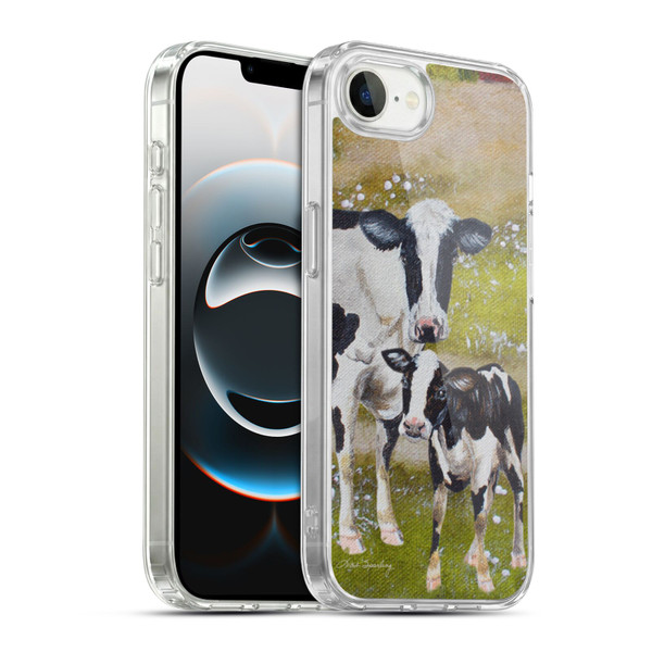 Lisa Sparling Creatures Two Cows Soft Gel Case for Apple iPhone 16e / Apple iPhone 17e & MagSafe
