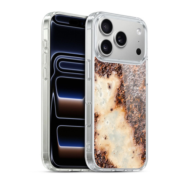 PLdesign Wood And Rust Prints Rusty Metal Texture Soft Gel Case for Apple iPhone 17 Pro