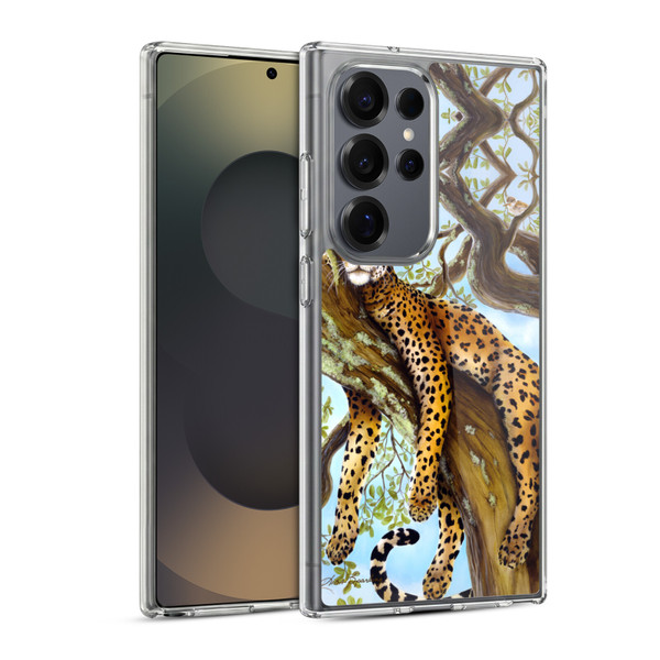 Lisa Sparling Creatures Leopard Soft Gel Case for Samsung Galaxy S25 Ultra & MagSafe