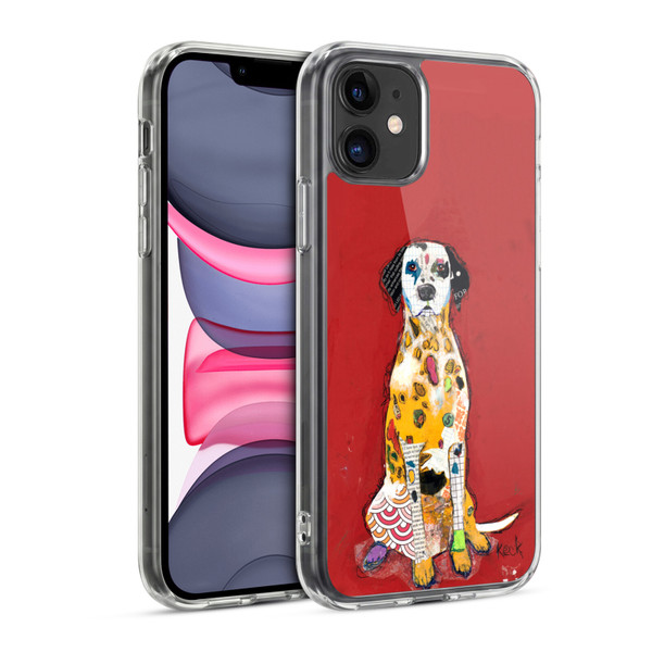Michel Keck Dogs 2 Dalmatian Soft Gel Case for Apple iPhone 11
