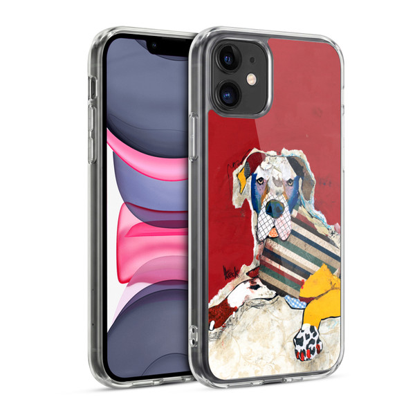Michel Keck Dogs 2 Great Dane Soft Gel Case for Apple iPhone 11