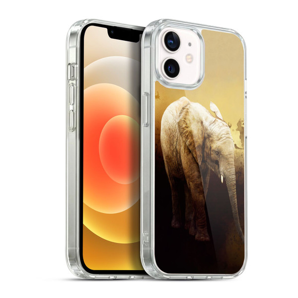 Simone Gatterwe Animals Elephant Calf Soft Gel Case for Apple iPhone 12 / iPhone 12 Pro & MagSafe
