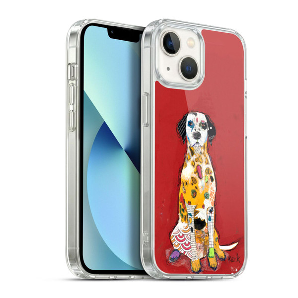 Michel Keck Dogs 2 Dalmatian Soft Gel Case for Apple iPhone 13