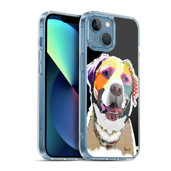 Michel Keck Dogs 2 Swissy Soft Gel Case for Apple iPhone 13 Mini & MagSafe
