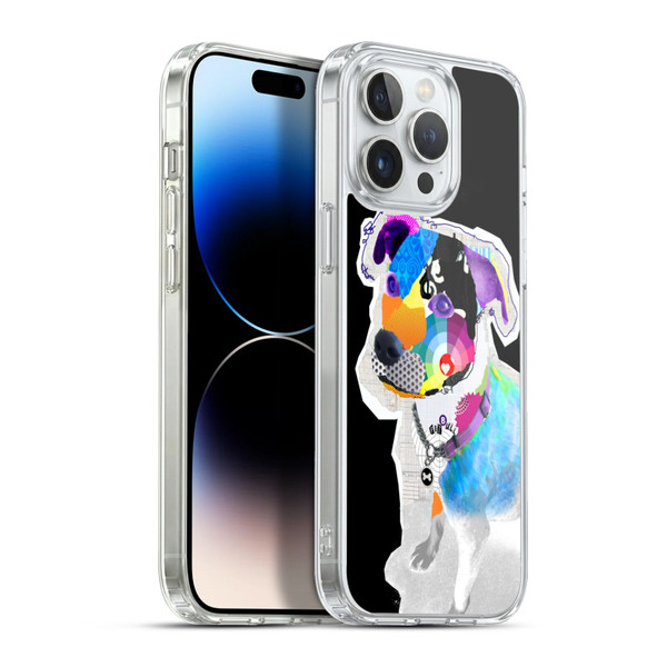 Michel Keck Dogs 2 Pitbull Soft Gel Case for Apple iPhone 13 Pro Max & MagSafe