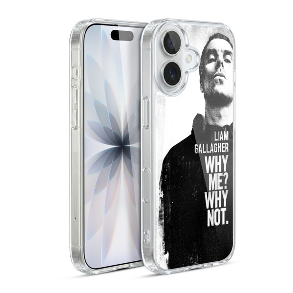 Liam Gallagher Graphics Why Me Soft Gel Case for Apple iPhone 17