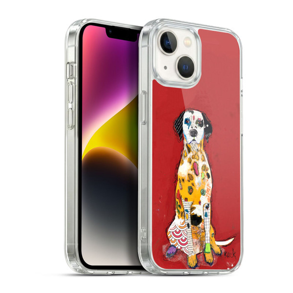 Michel Keck Dogs 2 Dalmatian Soft Gel Case for Apple iPhone 14