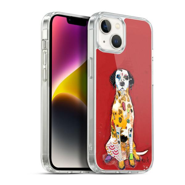 Michel Keck Dogs 2 Dalmatian Soft Gel Case for Apple iPhone 14 Plus & MagSafe
