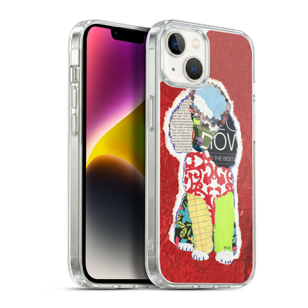 Michel Keck Dogs 2 Poodle Soft Gel Case for Apple iPhone 14 Plus & MagSafe