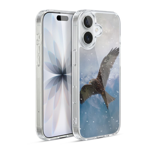Simone Gatterwe Animals Flying Eagle Soft Gel Case for Apple iPhone 17