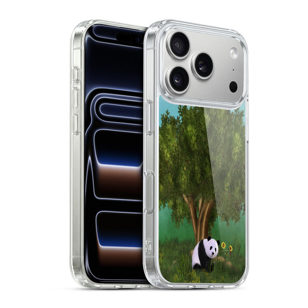 Simone Gatterwe Animals Cute Panda Soft Gel Case for Apple iPhone 17 Pro