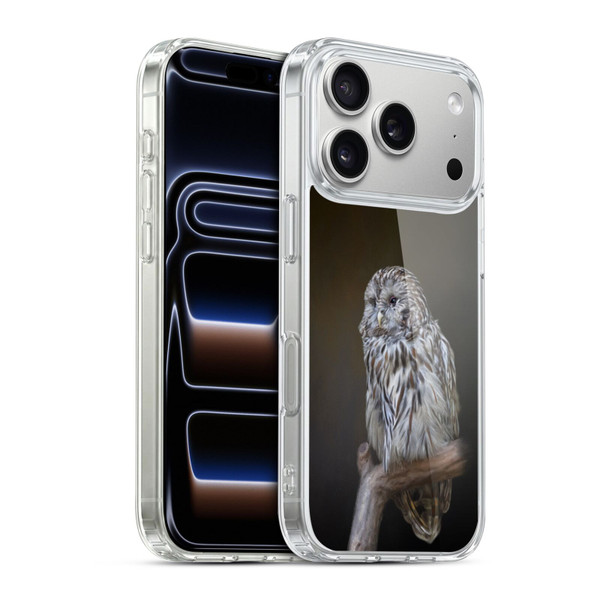 Simone Gatterwe Animals Lovely Cute Owl Soft Gel Case for Apple iPhone 17 Pro