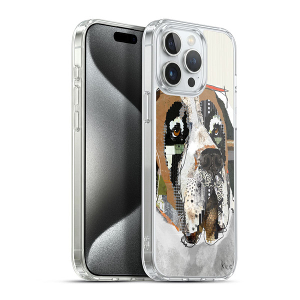 Michel Keck Dogs 2 Saint Bernard Soft Gel Case for Apple iPhone 15 Pro Max & MagSafe