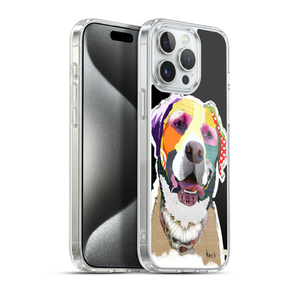 Michel Keck Dogs 2 Swissy Soft Gel Case for Apple iPhone 15 Pro Max & MagSafe