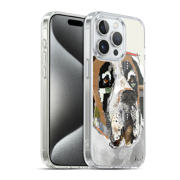 Michel Keck Dogs 2 Saint Bernard Soft Gel Case for Apple iPhone 15 Pro & MagSafe
