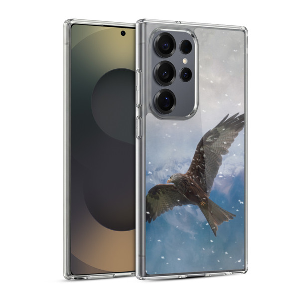 Simone Gatterwe Animals Flying Eagle Soft Gel Case for Samsung Galaxy S25 Ultra & MagSafe