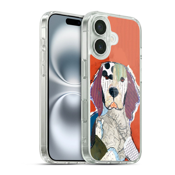 Michel Keck Dogs 2 Welsh Springer Spaniel Soft Gel Case for Apple iPhone 16 & MagSafe