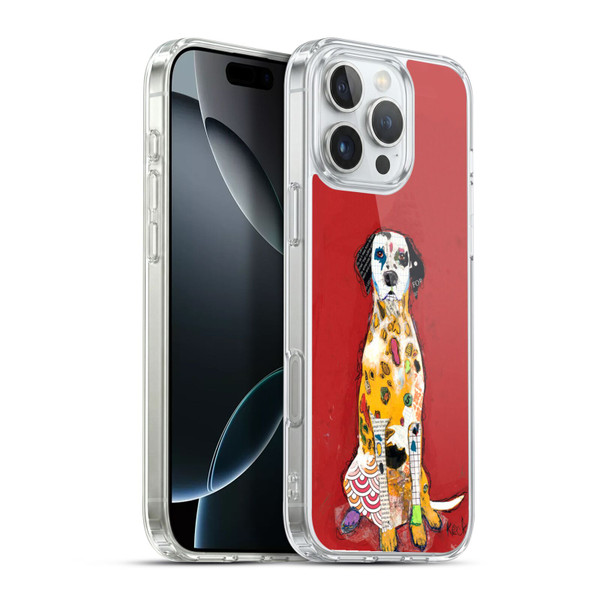 Michel Keck Dogs 2 Dalmatian Soft Gel Case for Apple iPhone 16 Pro Max & MagSafe