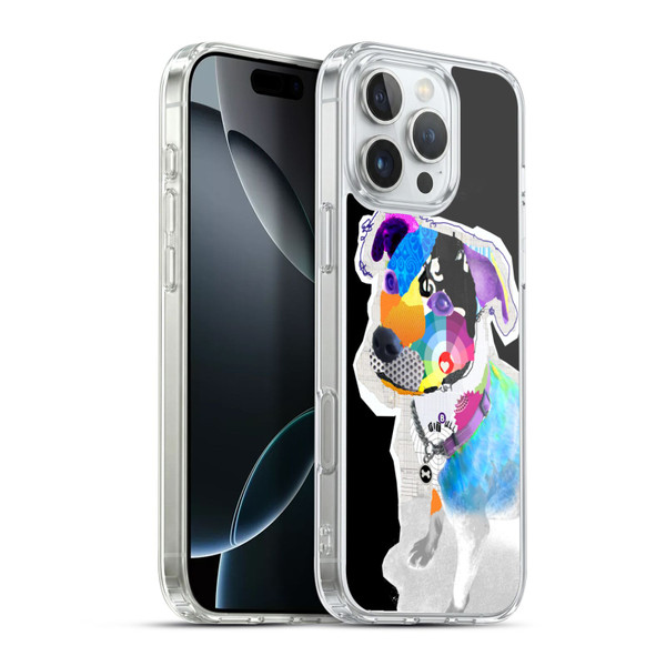 Michel Keck Dogs 2 Pitbull Soft Gel Case for Apple iPhone 16 Pro Max & MagSafe