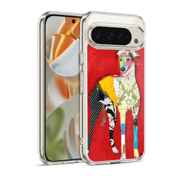 Michel Keck Dogs 2 Greyhound Soft Gel Case for Google Pixel 9 / Pixel 9 Pro
