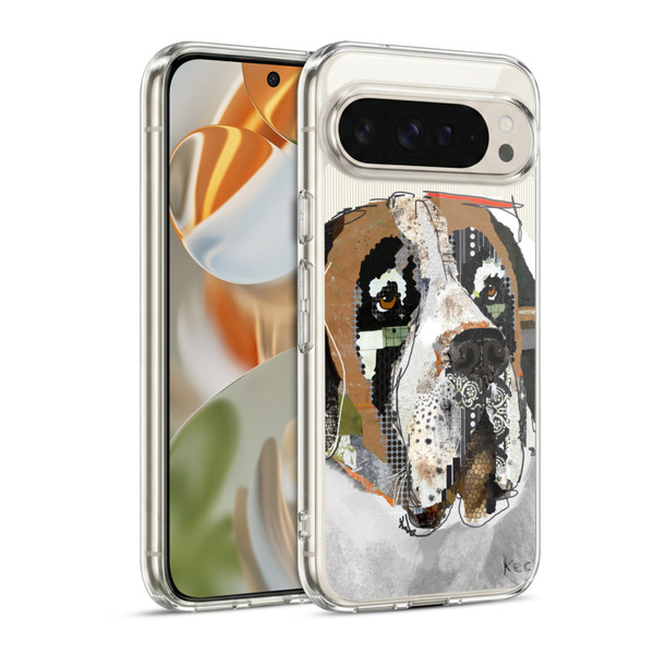 Michel Keck Dogs 2 Saint Bernard Soft Gel Case for Google Pixel 9 / Pixel 9 Pro
