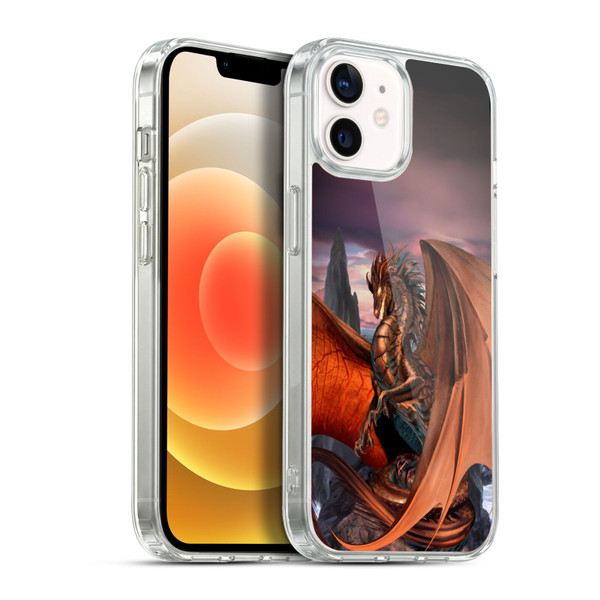 Ruth Thompson Dragons Coppervein Soft Gel Case for Apple iPhone 12 / iPhone 12 Pro & MagSafe