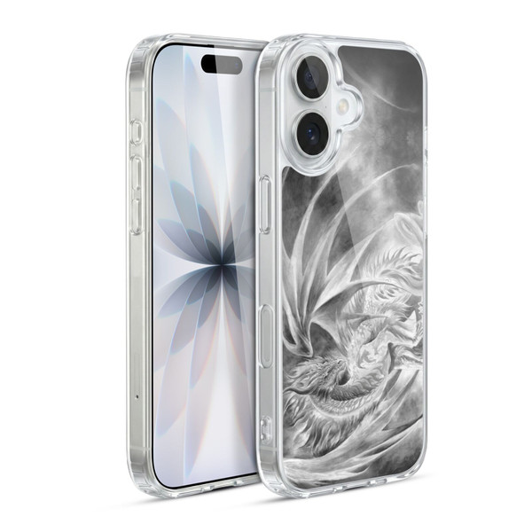 Ruth Thompson Dragons Silver Ice Soft Gel Case for Apple iPhone 17