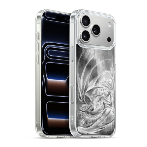 Ruth Thompson Dragons Silver Ice Soft Gel Case for Apple iPhone 17 Pro Max
