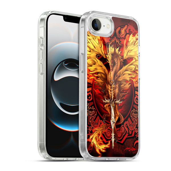 Ruth Thompson Dragons Flameblade Soft Gel Case for Apple iPhone 16e / Apple iPhone 17e & MagSafe