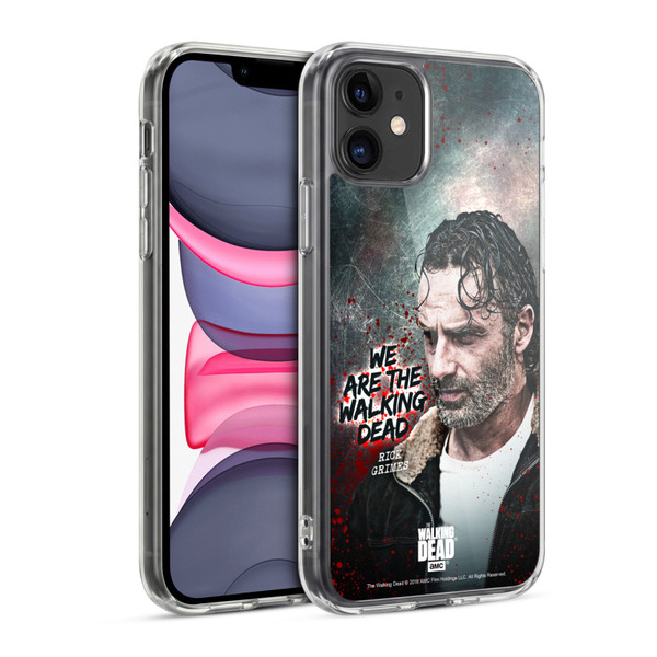 AMC The Walking Dead Rick Grimes Legacy Quote Soft Gel Case for Apple iPhone 11
