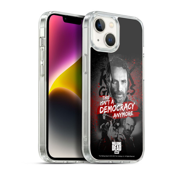 AMC The Walking Dead Rick Grimes Legacy Democracy Soft Gel Case for Apple iPhone 14