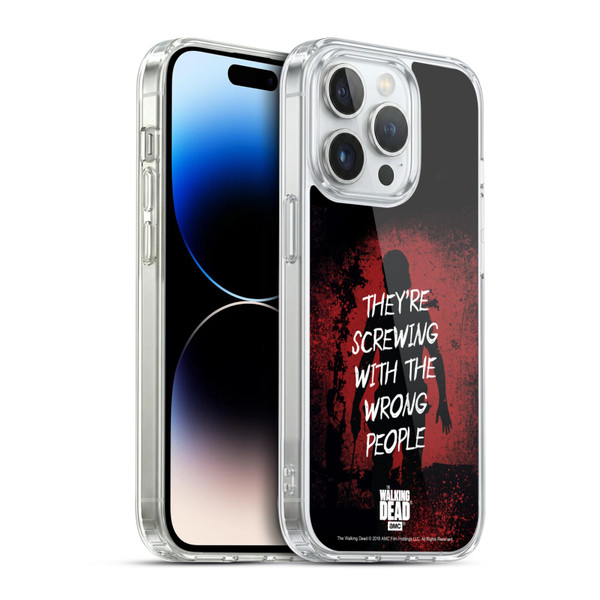 AMC The Walking Dead Rick Grimes Legacy Trust Soft Gel Case for Apple iPhone 14 Pro & MagSafe