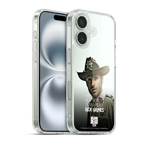 AMC The Walking Dead Rick Grimes Legacy Deputy Hat Soft Gel Case for Apple iPhone 16 & MagSafe