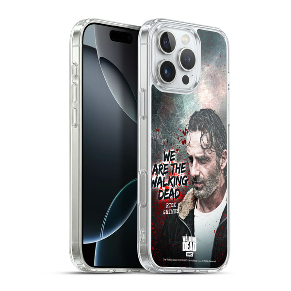 AMC The Walking Dead Rick Grimes Legacy Quote Soft Gel Case for Apple iPhone 16 Pro Max & MagSafe