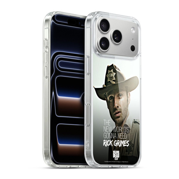AMC The Walking Dead Rick Grimes Legacy Deputy Hat Soft Gel Case for Apple iPhone 17 Pro Max