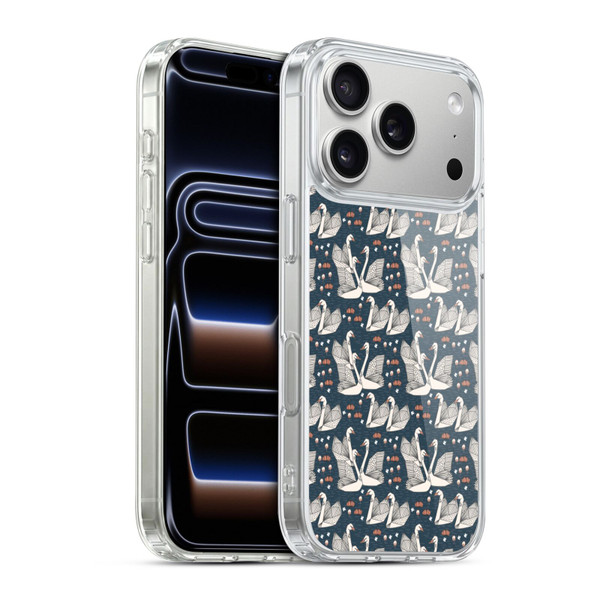 Andrea Lauren Design Birds Swans Soft Gel Case for Apple iPhone 17 Pro