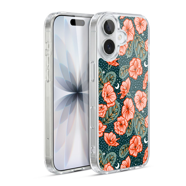 Cat Coquillette Tropical Wildlife African Violet Soft Gel Case for Apple iPhone 17