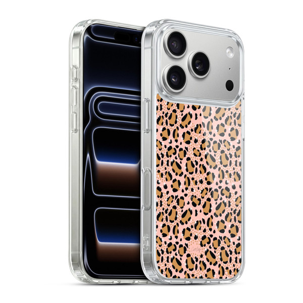 Cat Coquillette Tropical Wildlife Sparkly Leopard Print Soft Gel Case for Apple iPhone 17 Pro
